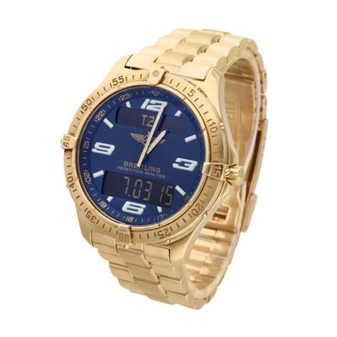 Breitling Aerospace Reference K65062, A Yellow Gold Quartz 